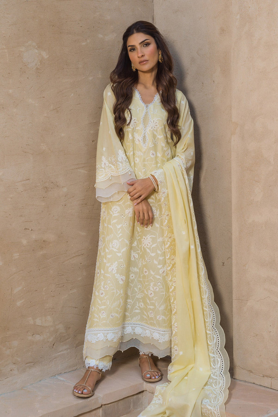 Mirage by Sahar Chikankari Lawn Unstitched 3Pc Suit S24-CK-L1-10