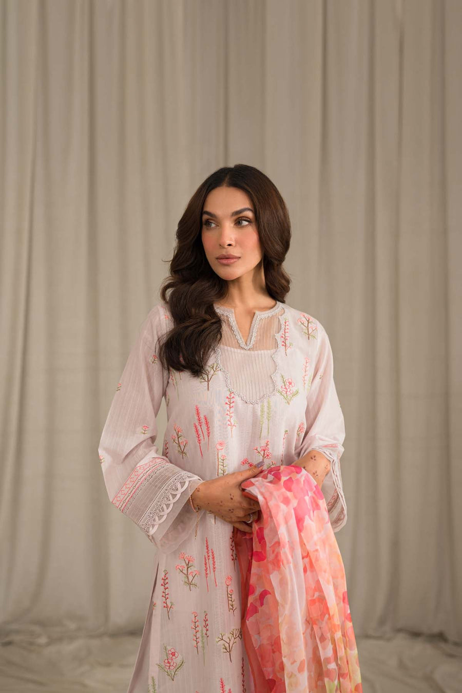 Mirage by Sahar Embroidered Luxury Lawn Unstitched 3Pc Suit S24-TL-L1-03