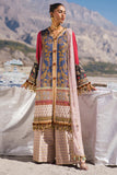 Sana Safinaz Luxury Winter Embroidered Raw Silk Unstitched 3Pc Suit S241-004B