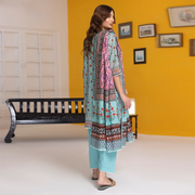 Regalia Salina Vol-25 Unstitched Digital Printed Lawn 3Pc Suit S25-01