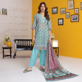 Regalia Salina Vol-25 Unstitched Digital Printed Lawn 3Pc Suit S25-01