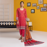 Regalia Salina Vol-25 Unstitched Digital Printed Lawn 3Pc Suit S25-07