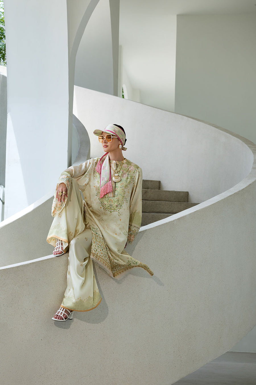 Sobia Nazir Festive Embroidered Pure Silk Unstitched 3Pc Suit S26-03