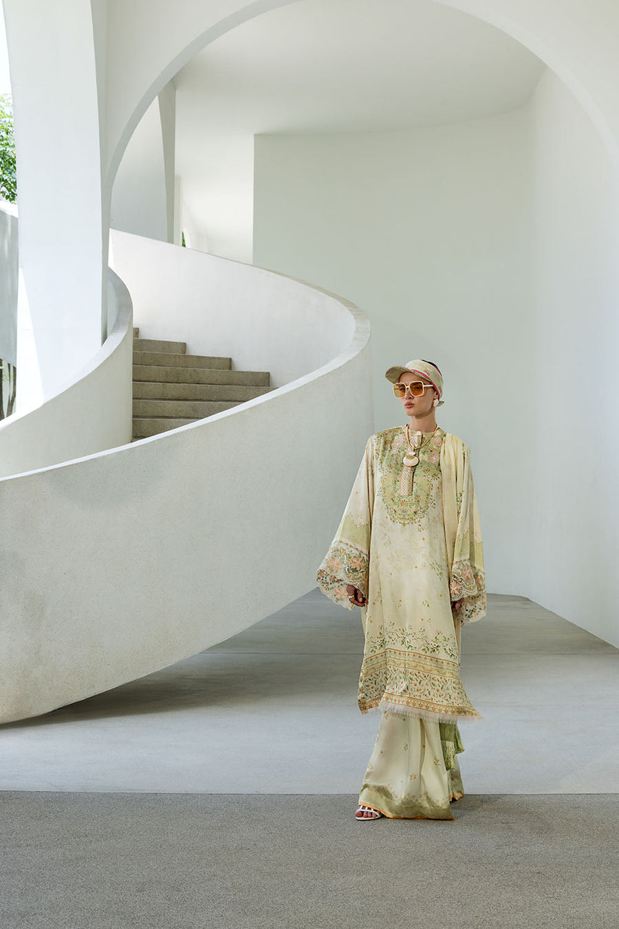 Sobia Nazir Festive Embroidered Pure Silk Unstitched 3Pc Suit S26-03