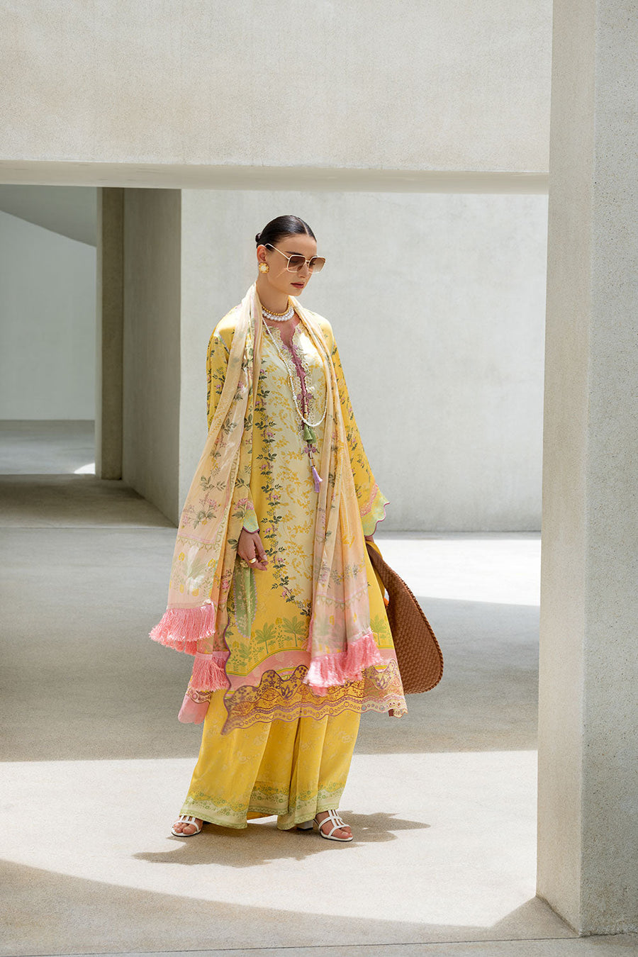 Sobia Nazir Festive Embroidered Pure Silk Unstitched 3Pc Suit S26-04