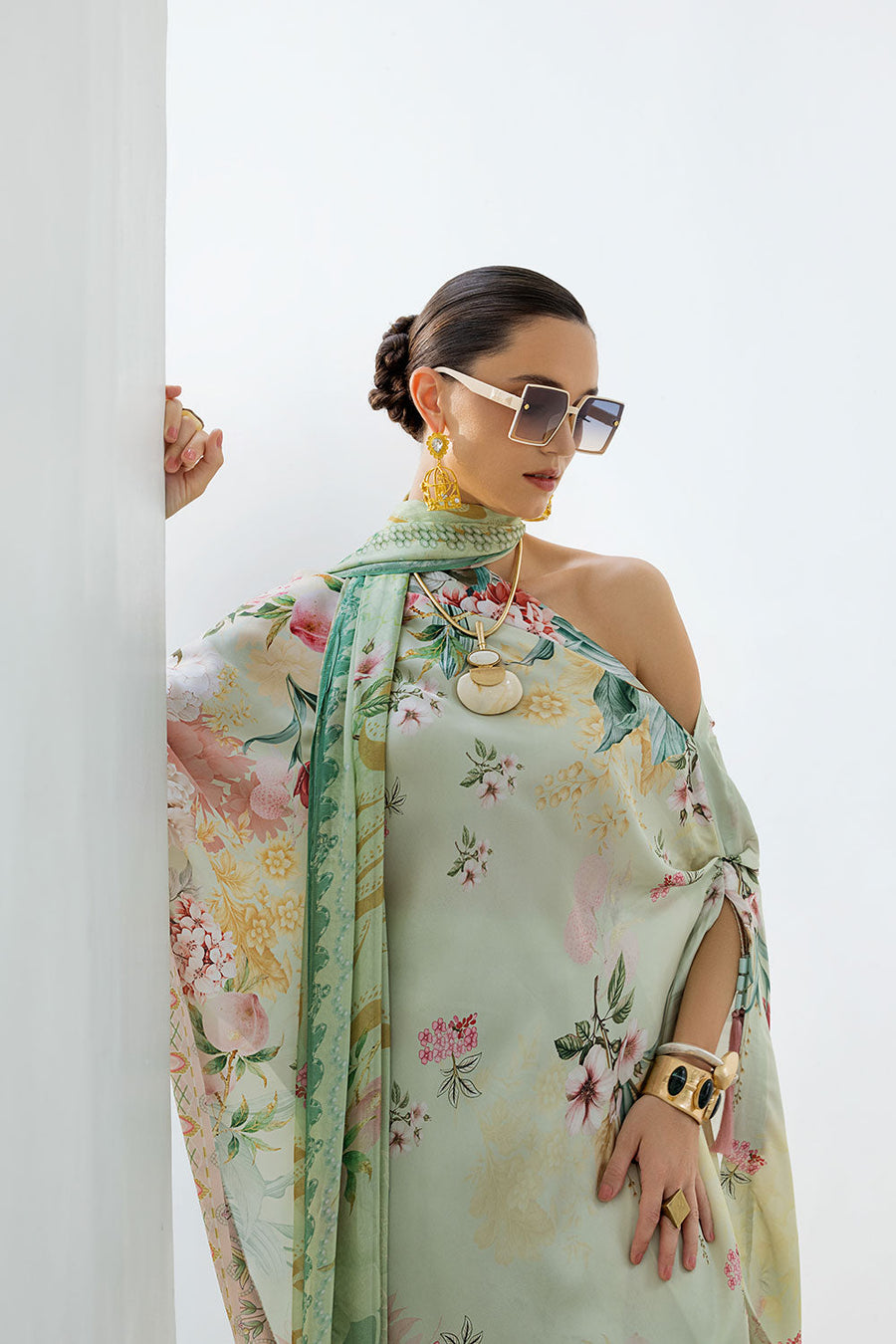 Sobia Nazir Festive Embroidered Pure Silk Unstitched 3Pc Suit S26-06