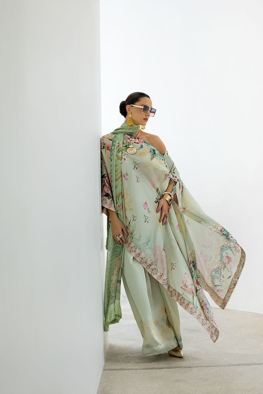 Sobia Nazir Festive Embroidered Pure Silk Unstitched 3Pc Suit S26-06