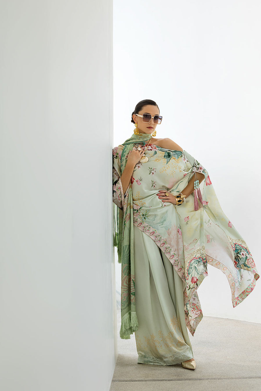 Sobia Nazir Festive Embroidered Pure Silk Unstitched 3Pc Suit S26-06