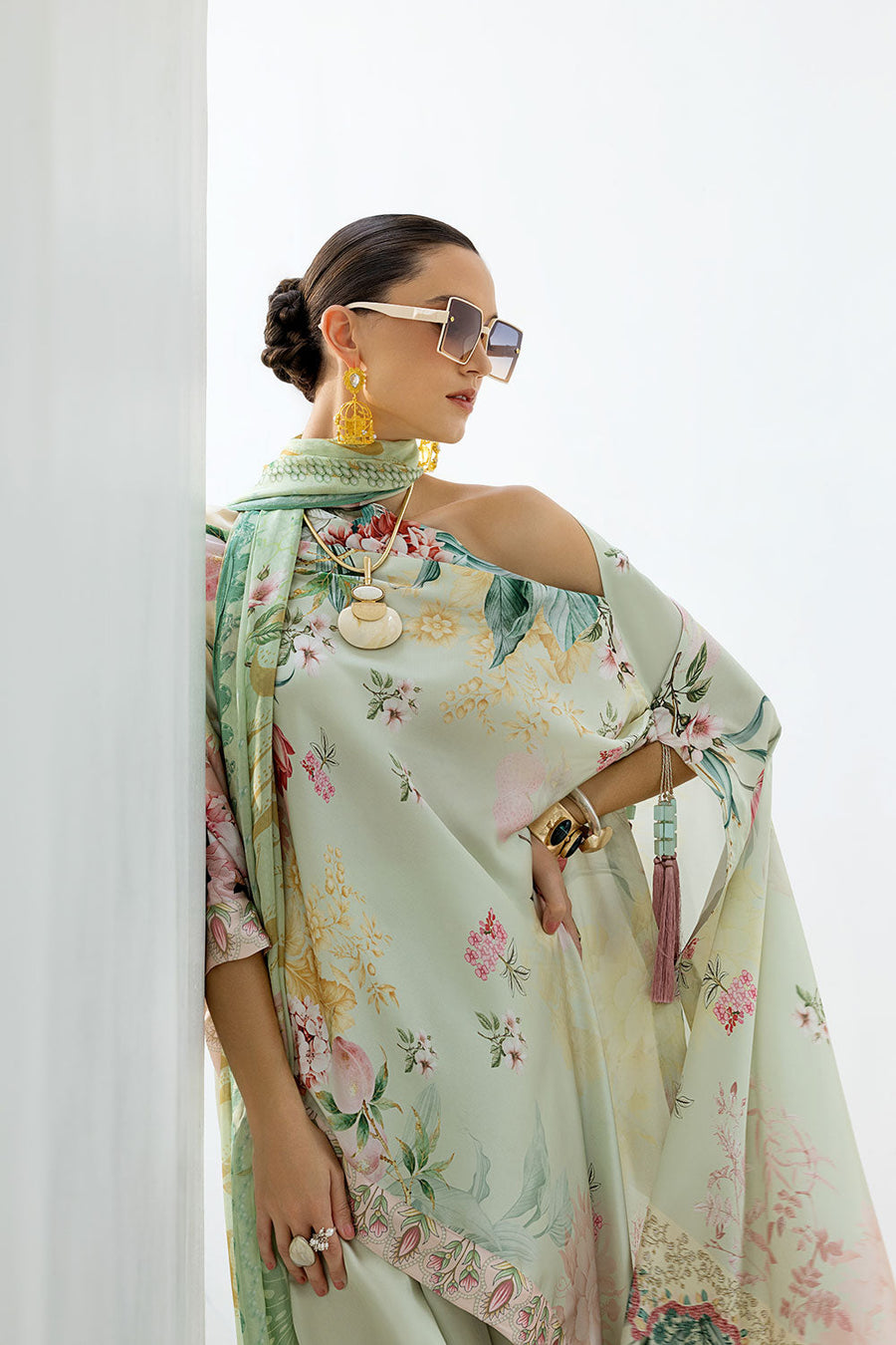 Sobia Nazir Festive Embroidered Pure Silk Unstitched 3Pc Suit S26-06