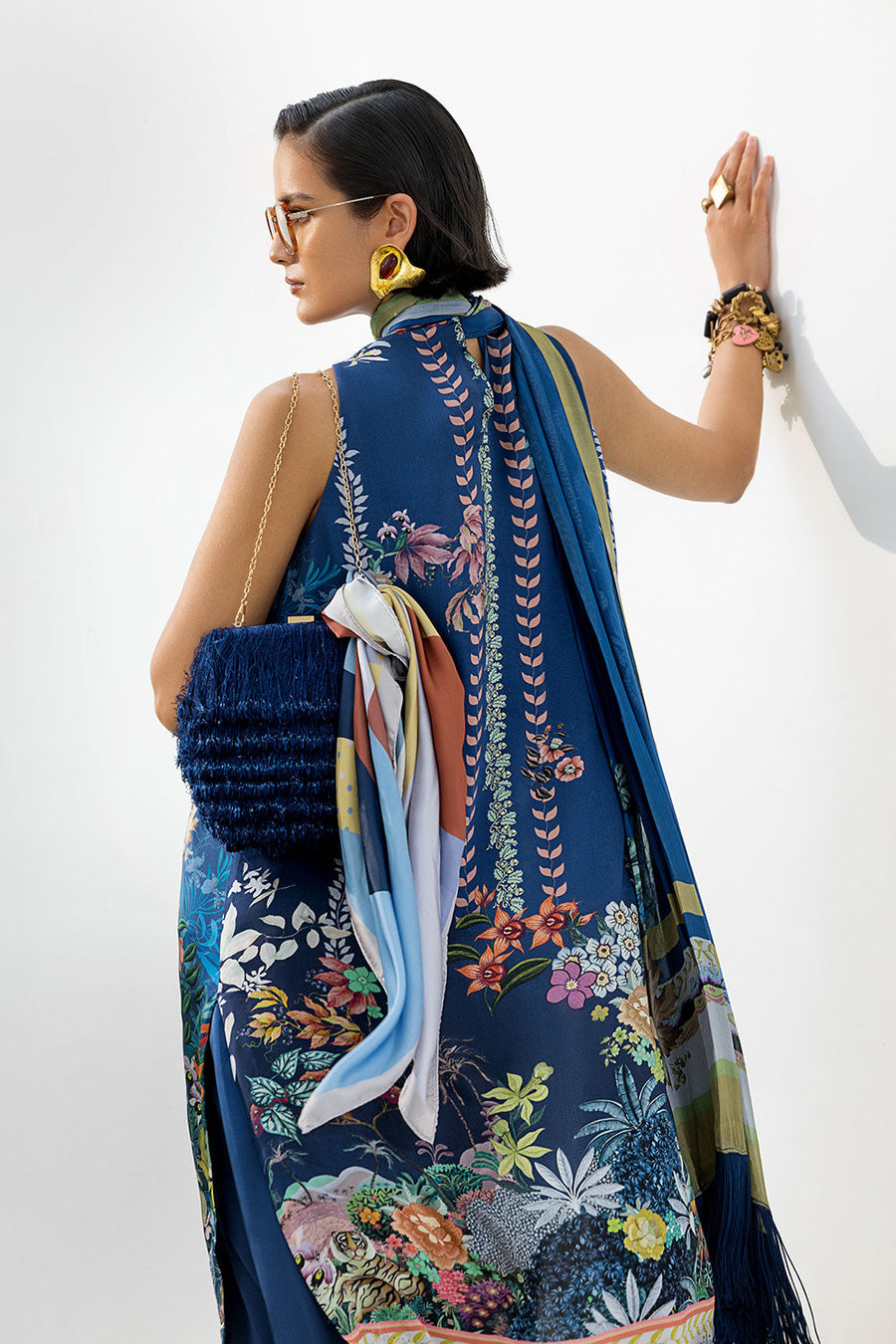 Sobia Nazir Festive Embroidered Pure Silk Unstitched 3Pc Suit S26-09
