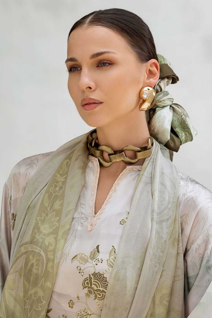 Sobia Nazir Festive Embroidered Pure Silk Unstitched 3Pc Suit S26-10