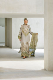 Sobia Nazir Festive Embroidered Pure Silk Unstitched 3Pc Suit S26-10