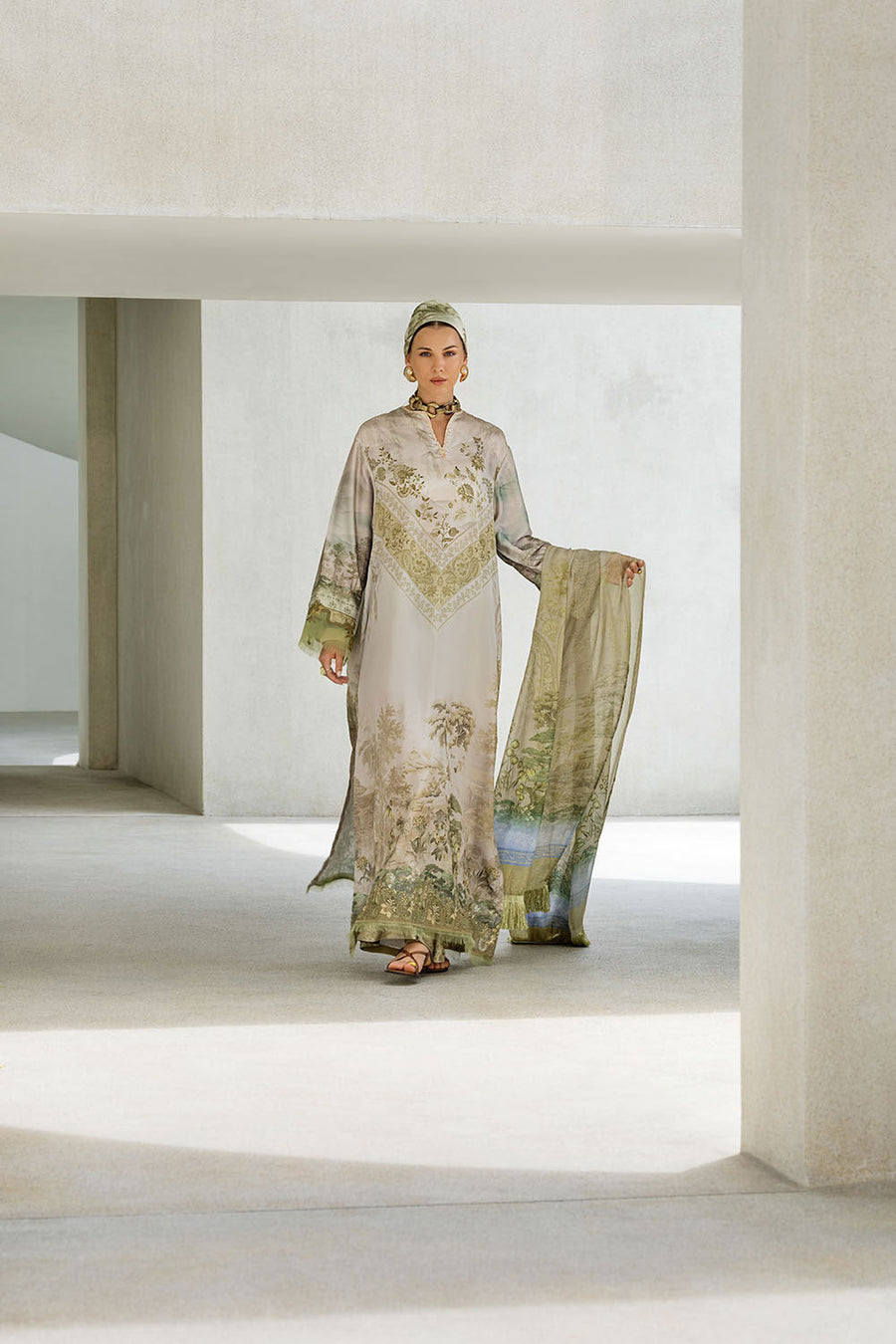Sobia Nazir Festive Embroidered Pure Silk Unstitched 3Pc Suit S26-10