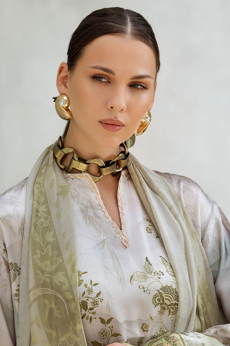 Sobia Nazir Festive Embroidered Pure Silk Unstitched 3Pc Suit S26-10