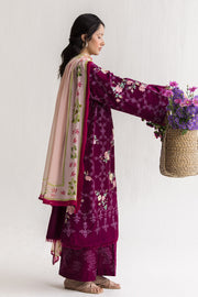 Coco by Zara Shahjahan Embroidered Lawn Unstitched 3Pc Suit D-01A Airi