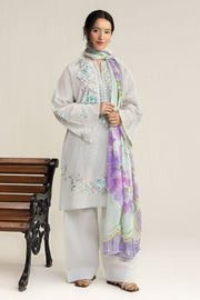 Coco by Zara Shahjahan Embroidered Lawn Unstitched 3Pc Suit D-02A Lune