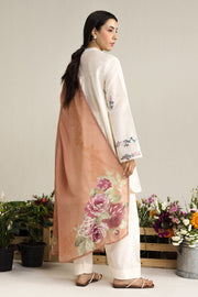 Coco by Zara Shahjahan Embroidered Lawn Unstitched 3Pc Suit D-03A Yura