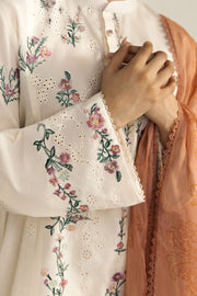 Coco by Zara Shahjahan Embroidered Lawn Unstitched 3Pc Suit D-03A Yura