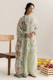 Coco by Zara Shahjahan Embroidered Lawn Unstitched 3Pc Suit D-04B Sia