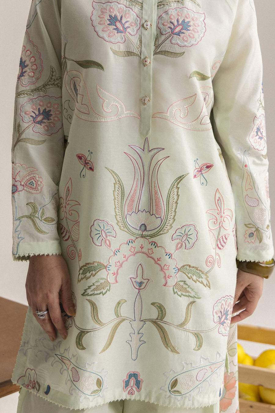 Coco by Zara Shahjahan Embroidered Lawn Unstitched 3Pc Suit D-04B Sia