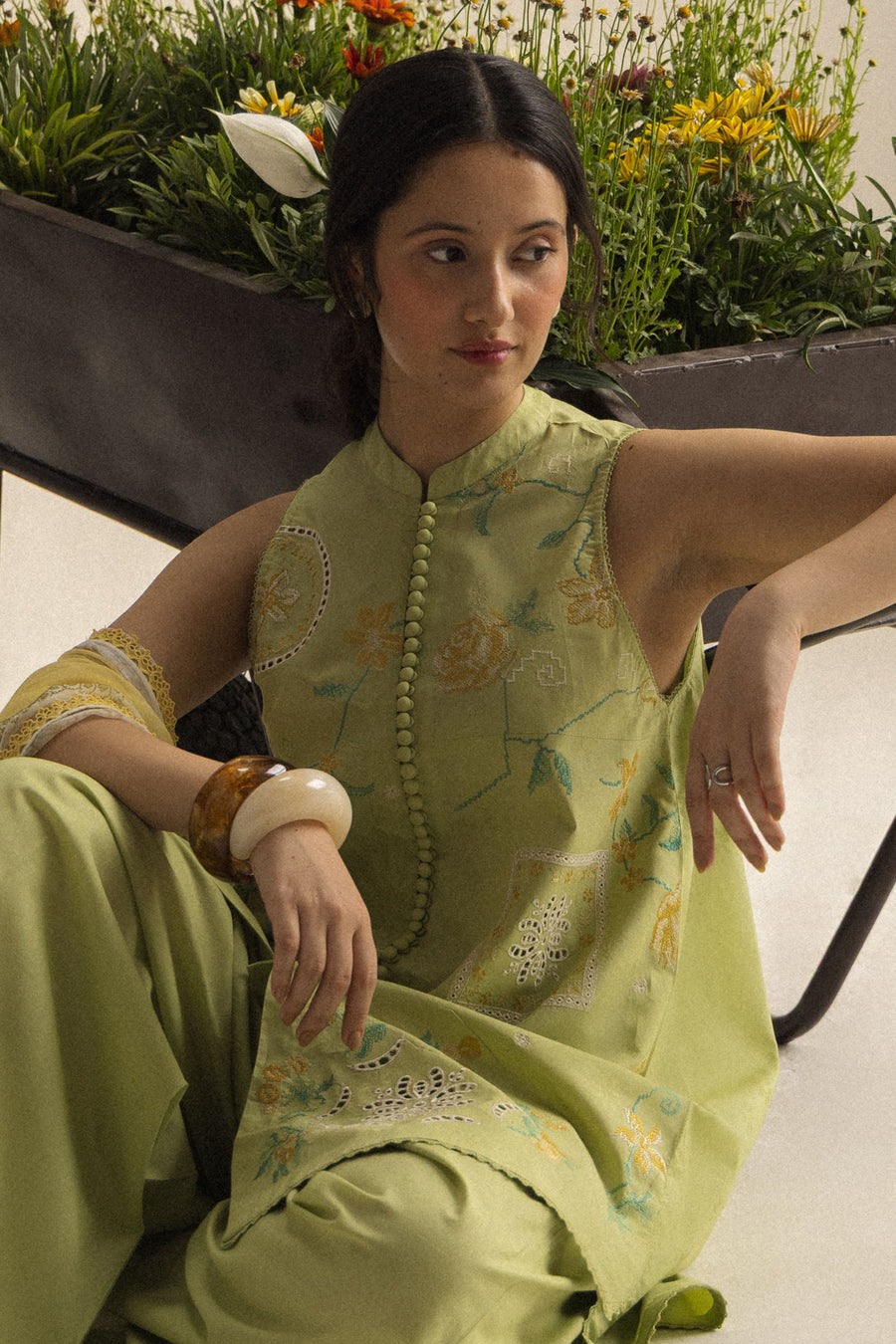 Coco by Zara Shahjahan Embroidered Lawn Unstitched 3Pc Suit D-06B Ines