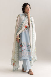Coco by Zara Shahjahan Embroidered Lawn Unstitched 3Pc Suit D-08B Kian