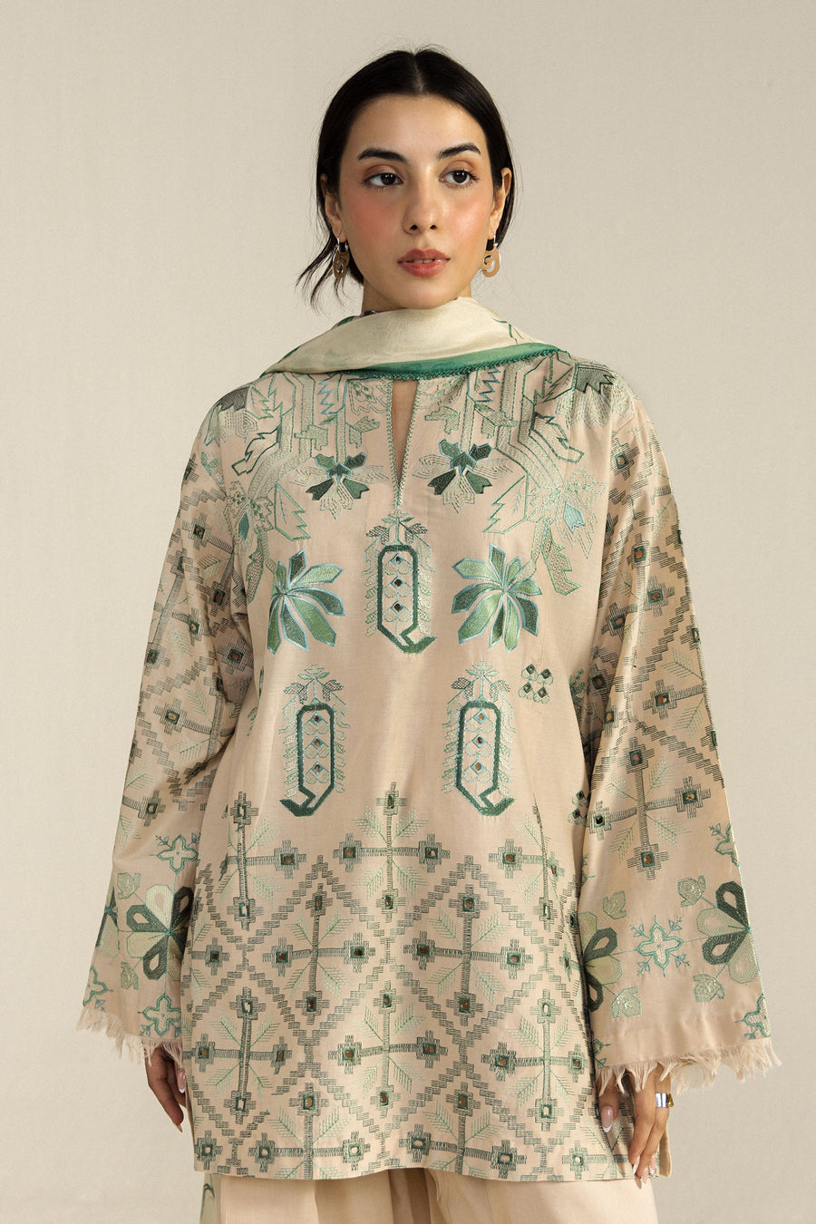 Coco by Zara Shahjahan Embroidered Lawn Unstitched 3Pc Suit D-09B Soren