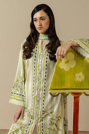 Coco by Zara Shahjahan Prints Unstitched Lawn 3Pc Suit D-01A NERINE
