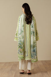 Coco by Zara Shahjahan Prints Unstitched Lawn 3Pc Suit D-01A NERINE