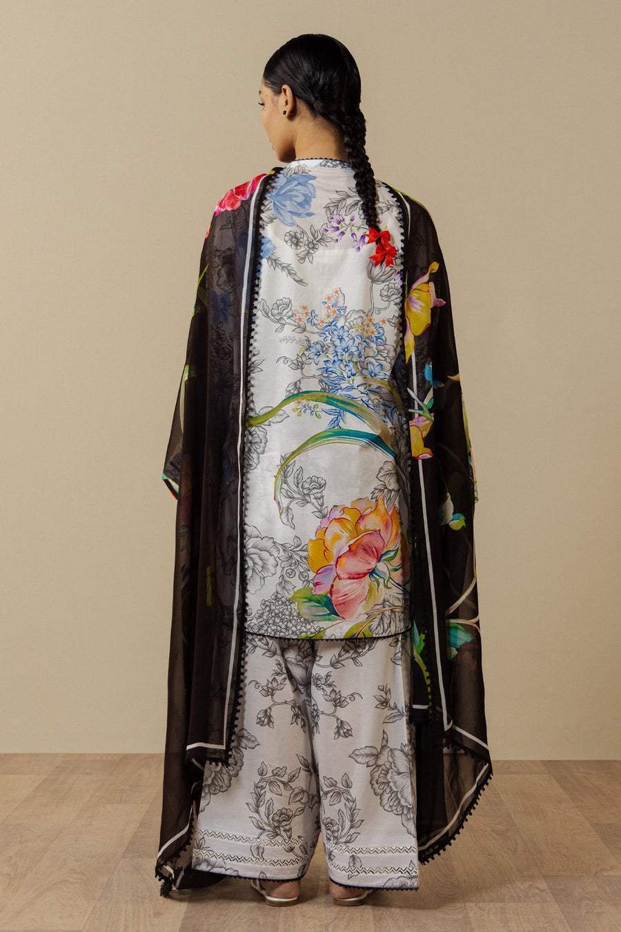 Coco by Zara Shahjahan Prints Unstitched Lawn 3Pc Suit D-02A FIORA