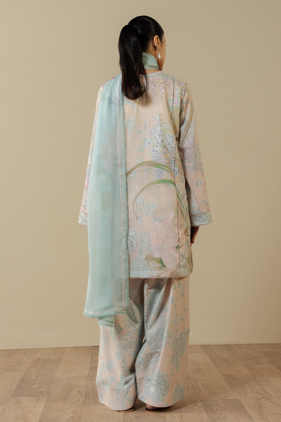 Coco by Zara Shahjahan Prints Unstitched Lawn 3Pc Suit D-02B FIORA