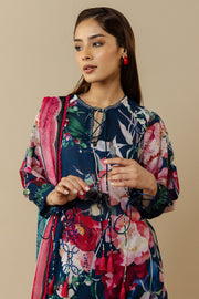 Coco by Zara Shahjahan Prints Unstitched Lawn 3Pc Suit D-03A AVENA