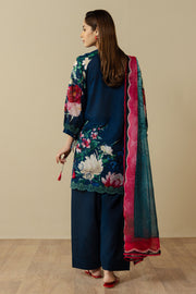 Coco by Zara Shahjahan Prints Unstitched Lawn 3Pc Suit D-03A AVENA