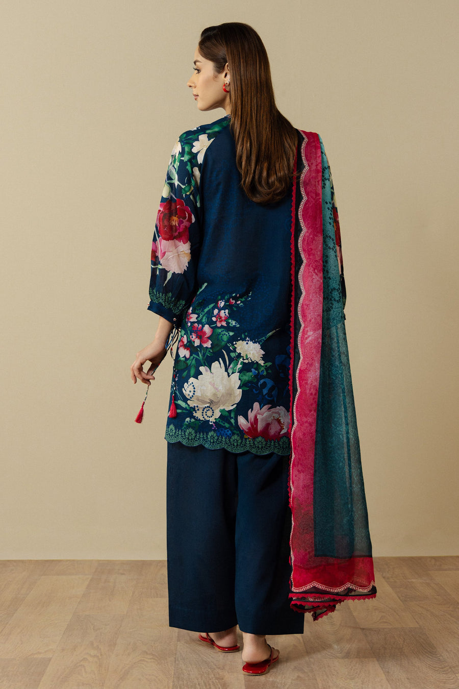 Coco by Zara Shahjahan Prints Unstitched Lawn 3Pc Suit D-03A AVENA