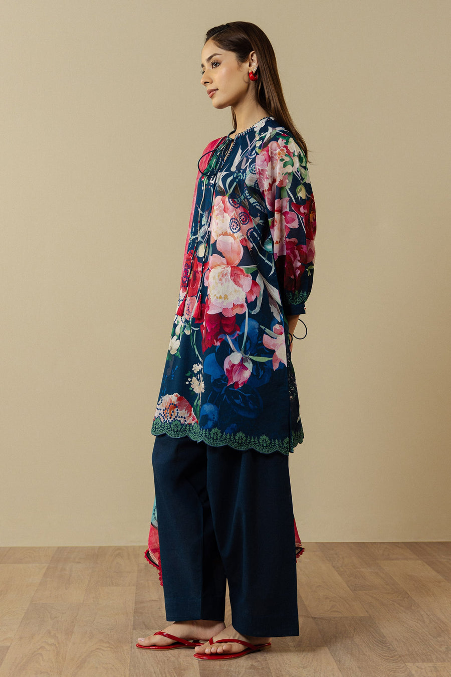 Coco by Zara Shahjahan Prints Unstitched Lawn 3Pc Suit D-03A AVENA