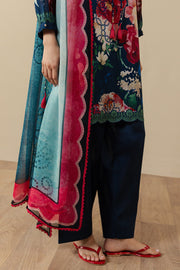 Coco by Zara Shahjahan Prints Unstitched Lawn 3Pc Suit D-03A AVENA
