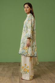 Coco by Zara Shahjahan Prints Unstitched Lawn 3Pc Suit D-07A AURELIA