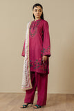 Coco by Zara Shahjahan Prints Unstitched Lawn 3Pc Suit D-08A ISMERIA
