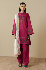 Coco by Zara Shahjahan Prints Unstitched Lawn 3Pc Suit D-08A ISMERIA
