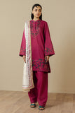 Coco by Zara Shahjahan Prints Unstitched Lawn 3Pc Suit D-08A ISMERIA