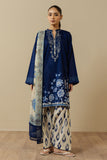 Coco by Zara Shahjahan Prints Unstitched Lawn 3Pc Suit D-10A CASSIA