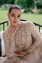 Saad Shaikh Fleurie Luxury Embroidered Chiffon Suit - BRAVO