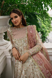 Surmaya by Avyana Embroidered Net Unstitched 3Pc Suit - Atarah