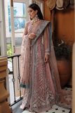 Surmaya by Avyana Embroidered Net Unstitched 3Pc Suit - Aroha