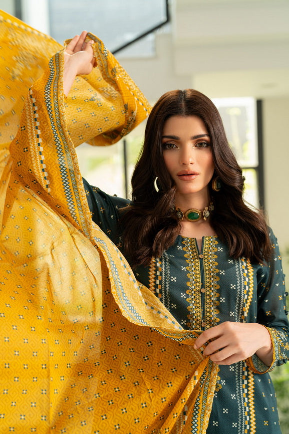 Regalia Salina Vol-08 Unstitched Digital Printed Lawn 3Pc Suit S8-02