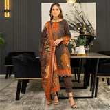 Regalia Salina Vol-08 Unstitched Digital Printed Lawn 3Pc Suit S8-05