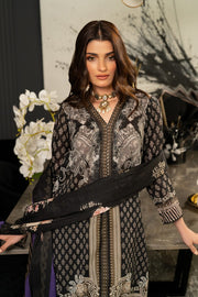 Regalia Salina Vol-08 Unstitched Digital Printed Lawn 3Pc Suit S8-06