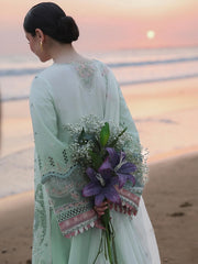 Qalamkar Sahil Embroidered Luxury Lawn Unstitched 3Pc Suit SA-05 AYRA