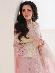 Qalamkar Sahil Embroidered Luxury Lawn Unstitched 3Pc Suit SA-09 HANIYA