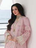 Qalamkar Sahil Embroidered Luxury Lawn Unstitched 3Pc Suit SA-09 HANIYA